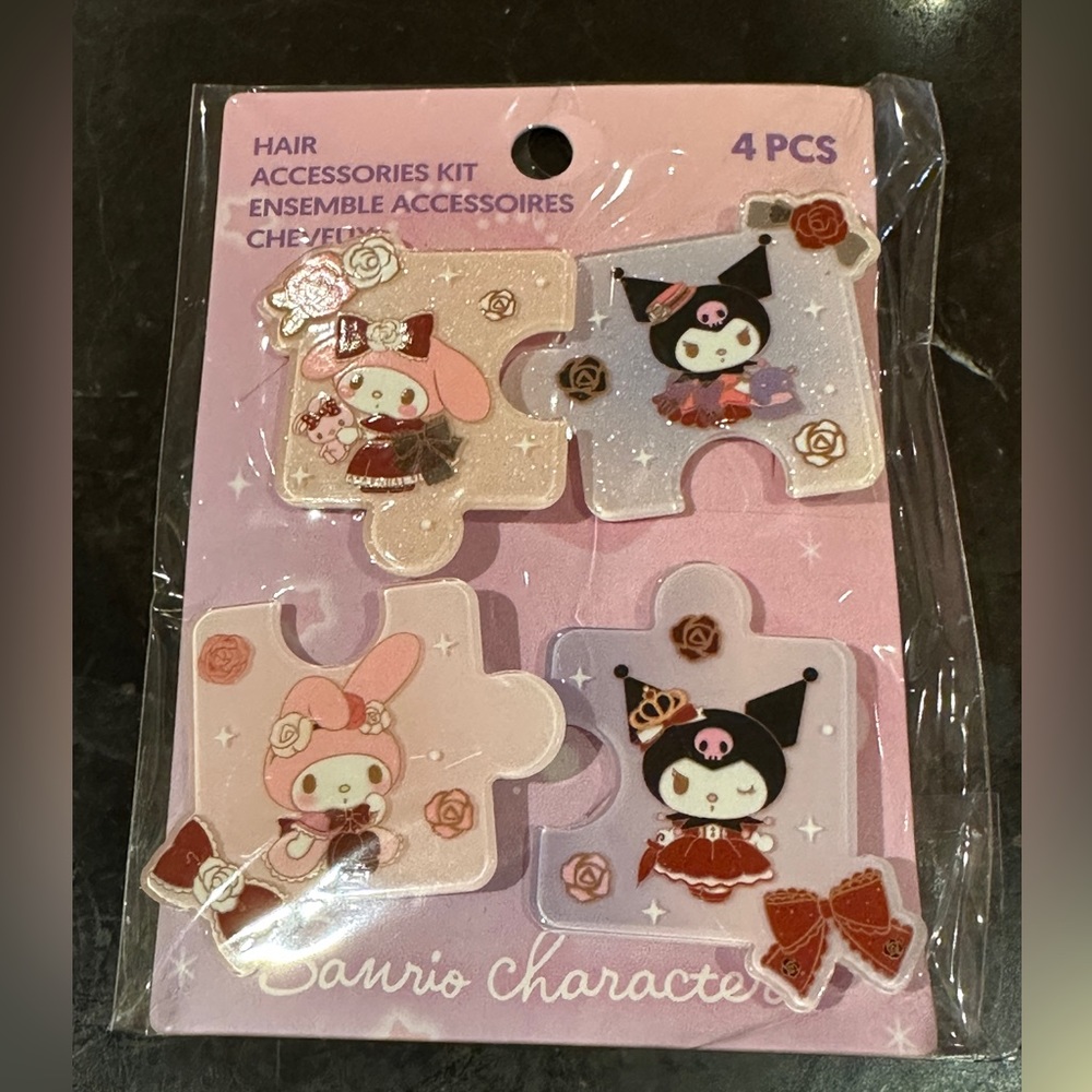 Miniso x Sanrio My Melody x Kuromi Puzzle Hair Clips